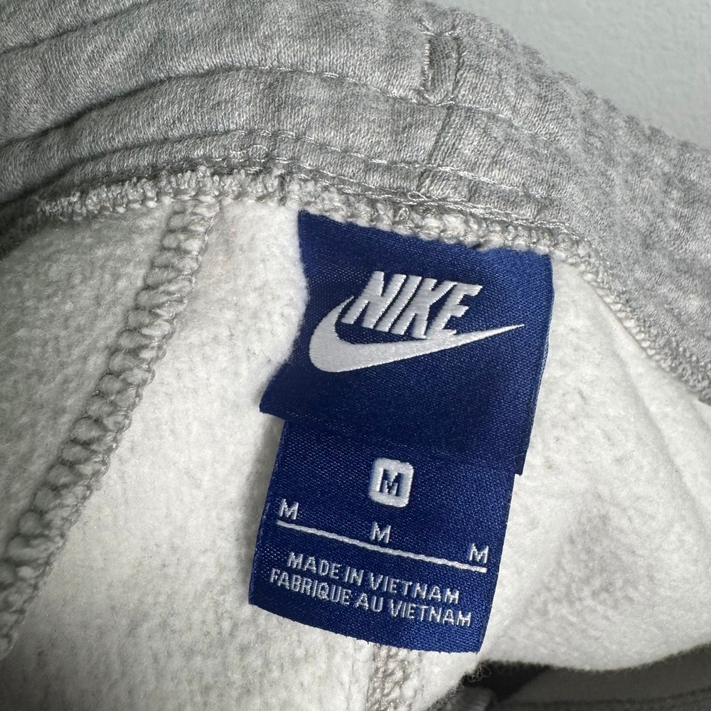 Nike Jogger Sweatpants | Gray Fleece Athletic Pants | Men Medium - Picture 7 of 10